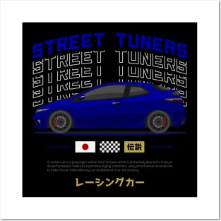 Midnight Racer Blue FN2 JDM Posters and Art